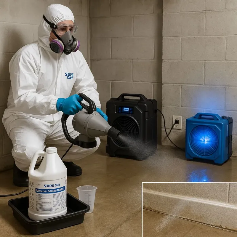 Sanitization and Odor Removal process in Universal City, TX